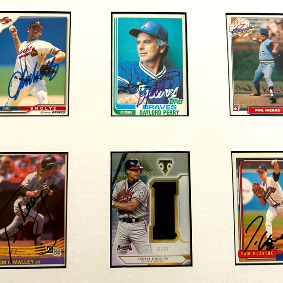 Limited Edition Autographed Baseball Trading Cards Framed. - Picture 2 of 2